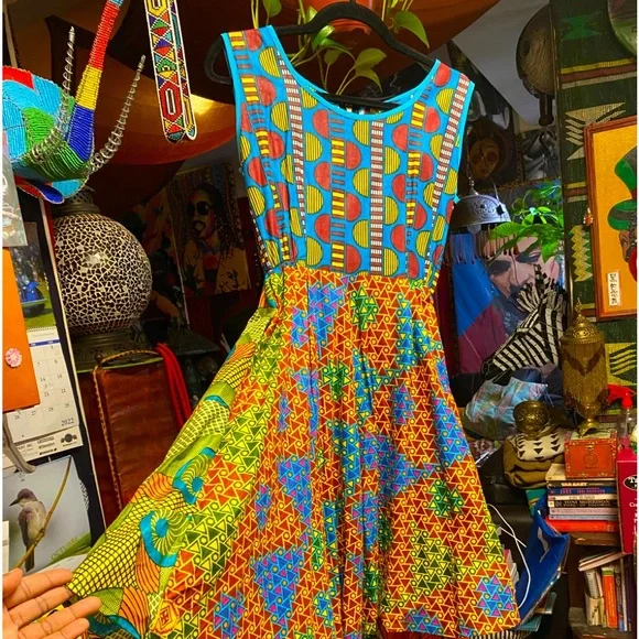 asymmetrical ankara dress Elegant Womens Asymmetrical Dress  Splendor Of Africa